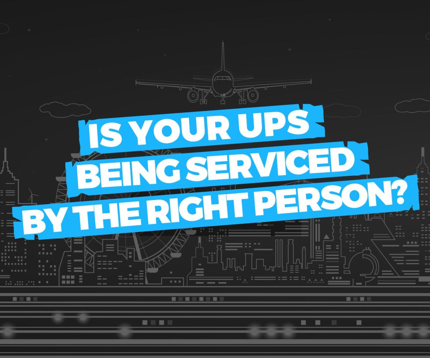 UPS maintenance